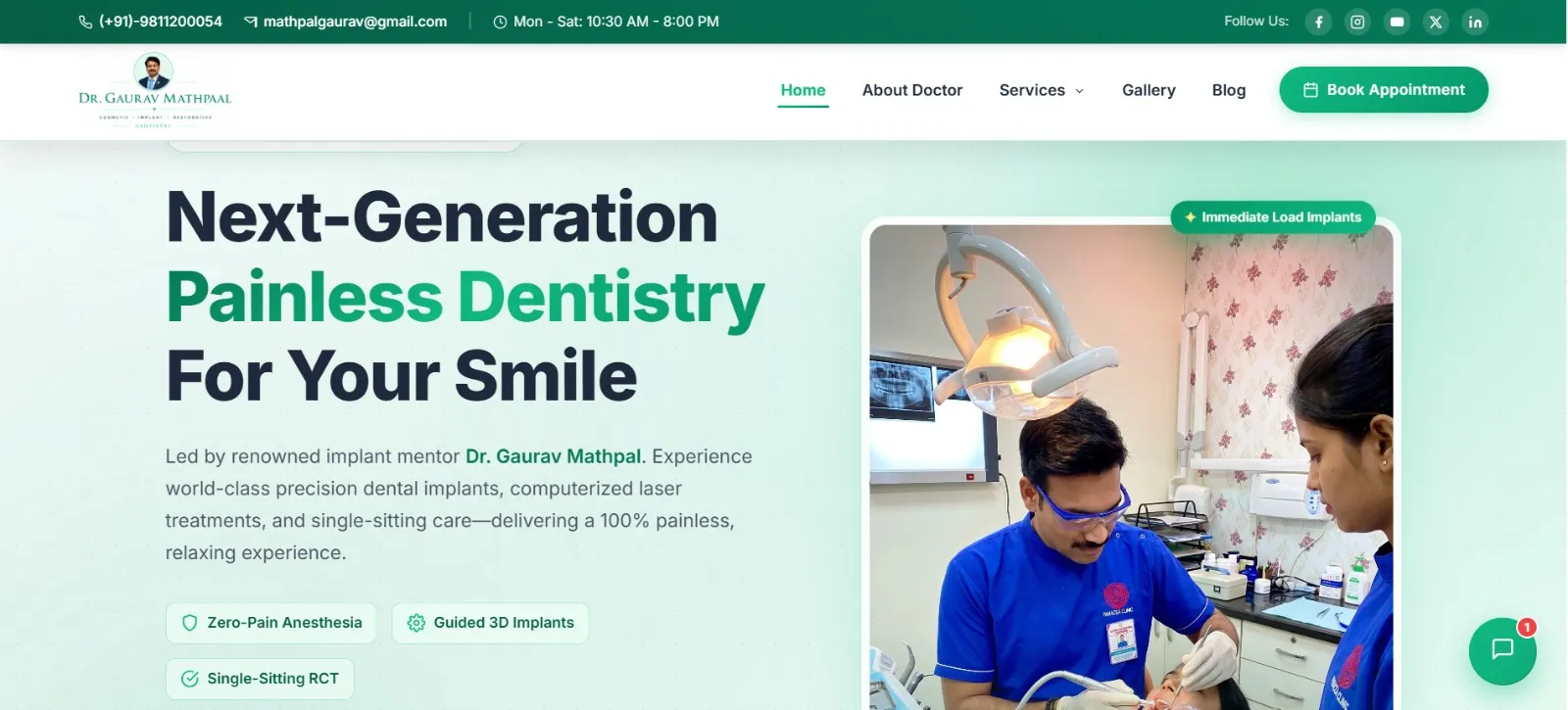 Dr. Gaurav Mathpal Website Thumbnail