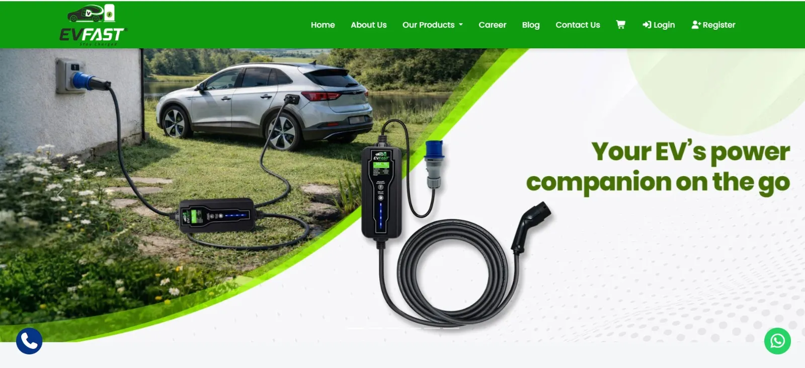 EV Fast Mobility Website Thumbnail